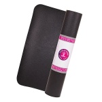 Natuurlijke Yogamat 60x185x0.4cm, kleur antraciet